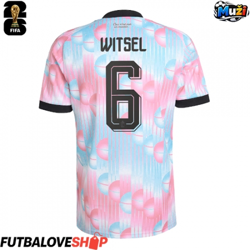 Dres Belgicko Axel Witsel #6 Preč MS 2026 Krátky Rukáv